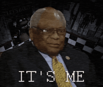 Small Dog Sitting Beside Sign Saying It's Me Yall GIF