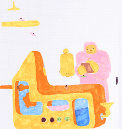 Small Factory Machine Animation GIF