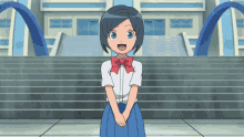 Small Girl Bow Down GIF