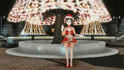 Small Town Christmas Anime Dancing GIF