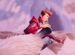 Smallfoot Migo Showing Percy GIF