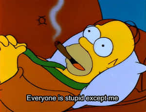 Smart Egoist Homer Simpson GIF