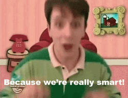 Smart Steve Blue's Clues GIF