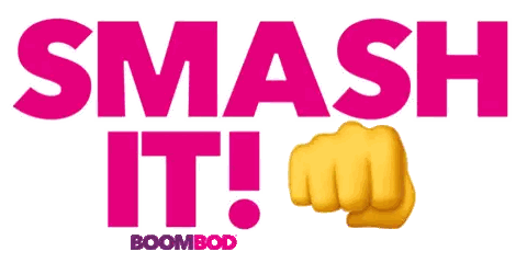 Smash It Logo With Yellow Fist Sticker