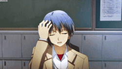 Smashed Hideki Of Angel Beats GIF
