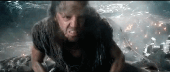 Smaug Flying Around Releasing Bear GIF