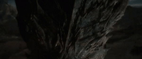 Smaug Flying Heading To Town GIF