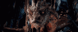 Smaug Trapped At Gate GIF