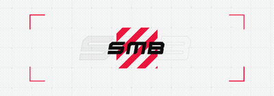 SMB Logo With Red And White Stripes GIF