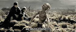 Smeagol Must Be Starving GIF
