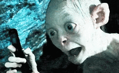 Smeagol Own Selfie Time  GIF