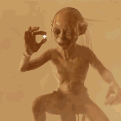 Smeagol Victorious Ring  GIF