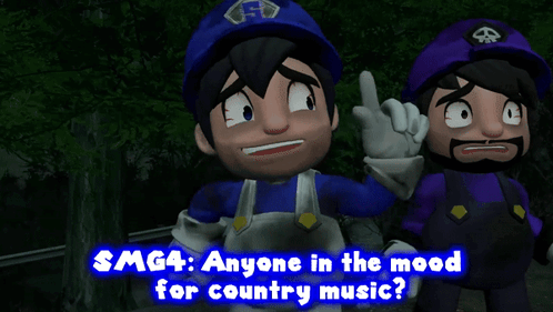 Smg4 : Anyone In The Mood For Country Music? GIF