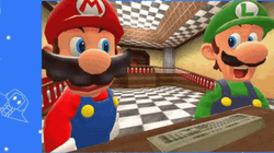 Smg4 Mario And Luigi Fist Bump GIF
