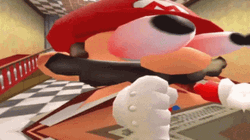 Smg4 Mario Eyes Out GIF