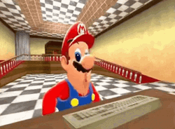SMG4 Mario Nose Elongates GIF