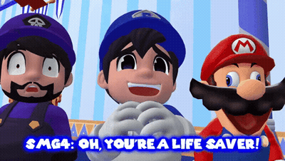 Smg4 Oh You're A Life Saver GIF