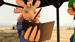 Smg4 Series Axol Taking Notes Worried GIF