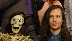 SMH Guy And Skeleton GIF
