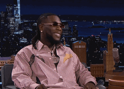 Smile And Wave Boys Burna Boy In Fallon GIF