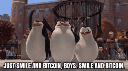 Smile And Wave Boys Madagascar Penguins Bitcoin GIF