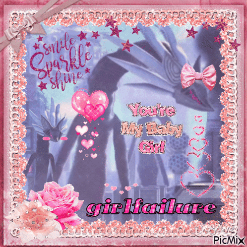 Smile Sparkle Shine You're My Baby Girl GIF