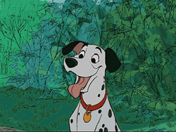 Smiley 101 Dalmatians Dog GIF