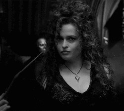 Smiley Bellatrix Harry Potter GIF