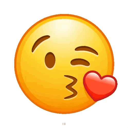 Smiley Blowing Kiss With Heart