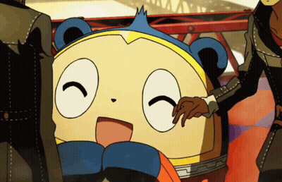 Smiley Cartoon Held By Two People GIF