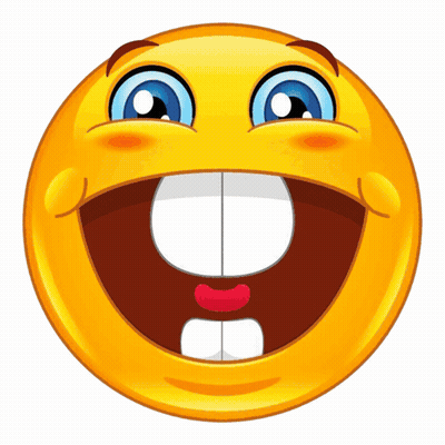 Smiley Face Big Smile And Big Mouth GIF