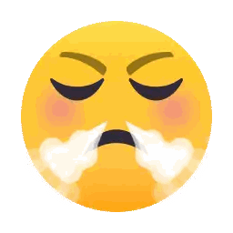 Smiley Face Blowing Smoke Sticker