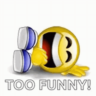 Smiley Face Fist Pump Too Funny GIF