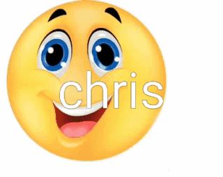 Smiley Face Giving Thumbs Up With Chris Below GIF