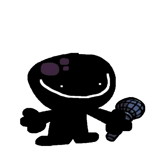 Smiley Face Microphone Sticker