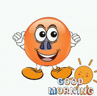 Smiley Face Saying Good Morning GIF