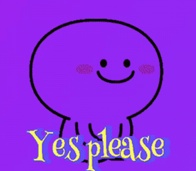 Smiley Face Says Yes Please GIF