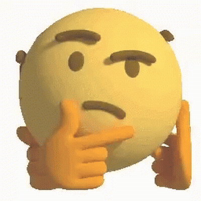 Smiley Face Thinking Thumbs Up GIF