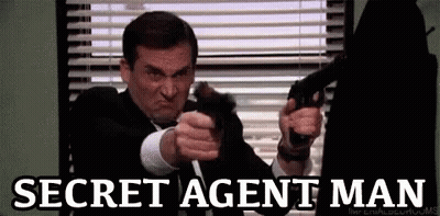 Smiley Face Waving Hello Mossad Agent GIF