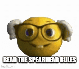 Smiley Face Wearing Glasses And Ear Muffs Says Read Rules GIF