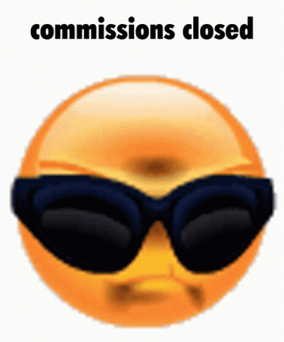 Smiley Face Wearing Sunglasses Commissions Closed GIF