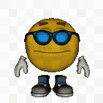 Smiley Face Wearing Sunglasses Thumbs Up GIF
