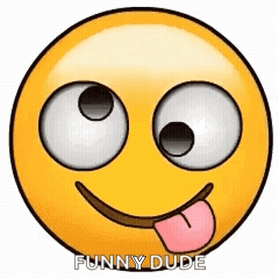 Smiley Face With Big Eyes And Tongue Out GIF