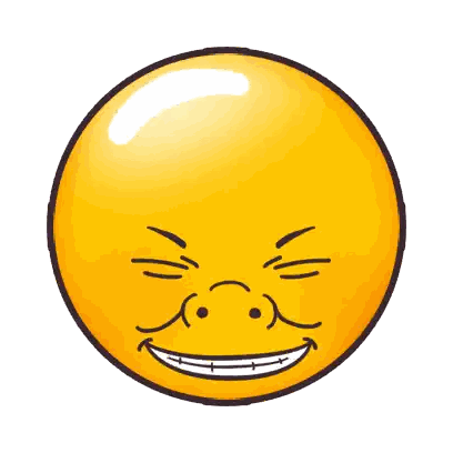 Smiley Face With Big Smile Sticker