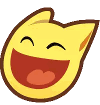 Smiley Face With Eyes Closed And Mouth Open Sticker