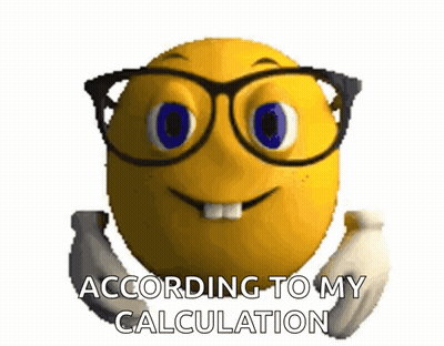 Smiley Face With Glasses According To My Calculation GIF