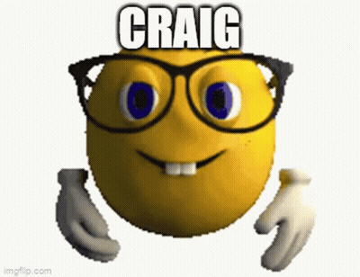Smiley Face With Glasses Craig GIF