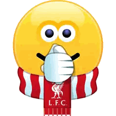 Smiley Face With L.F.C. Scarf Sticker