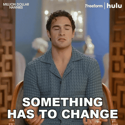Smiley Face With Pencil Crossed Through Saying Positive Change GIF