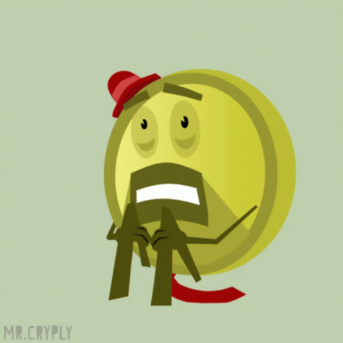 Smiley Face With Red Hat Saying HODL GIF